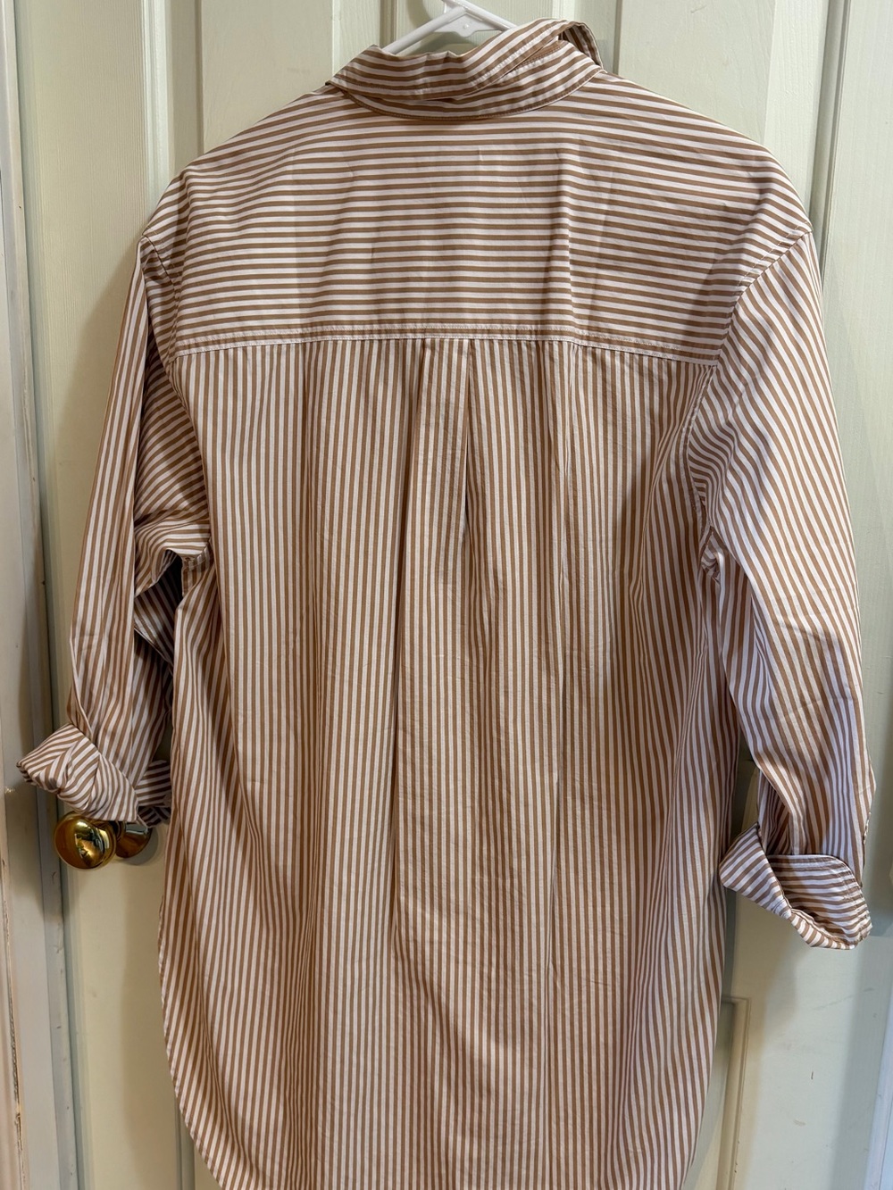 Women’s GAP 100% Cotton Striped Long-Sleeve Button-Down Dress | S - Picture 5 of 6